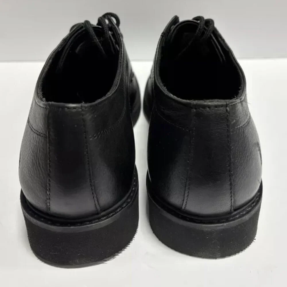 Hush Puppies Men’s Detroit Plain Toe Oxford Black, Size 9 M